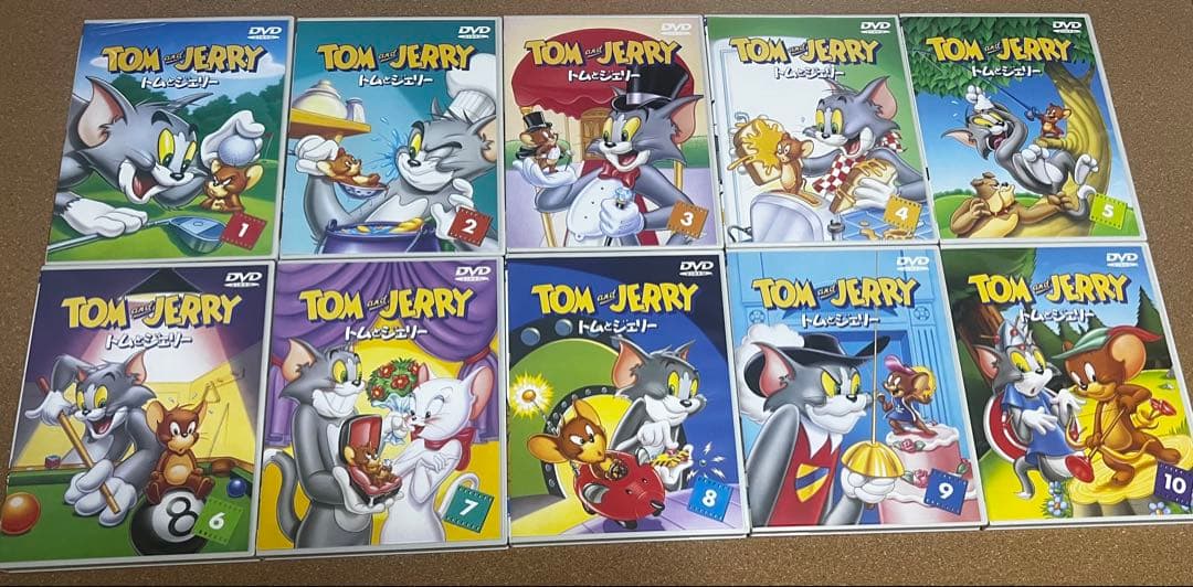 トムとジェリー DVD10巻+全巻購入特典DVD+ジェリーぬいぐるみ 美品