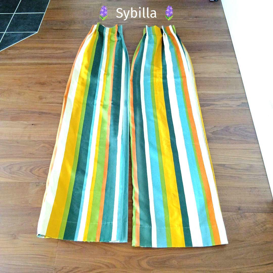 シビラ グリーンSphilla casa ベルティカルカーテン Sybilla