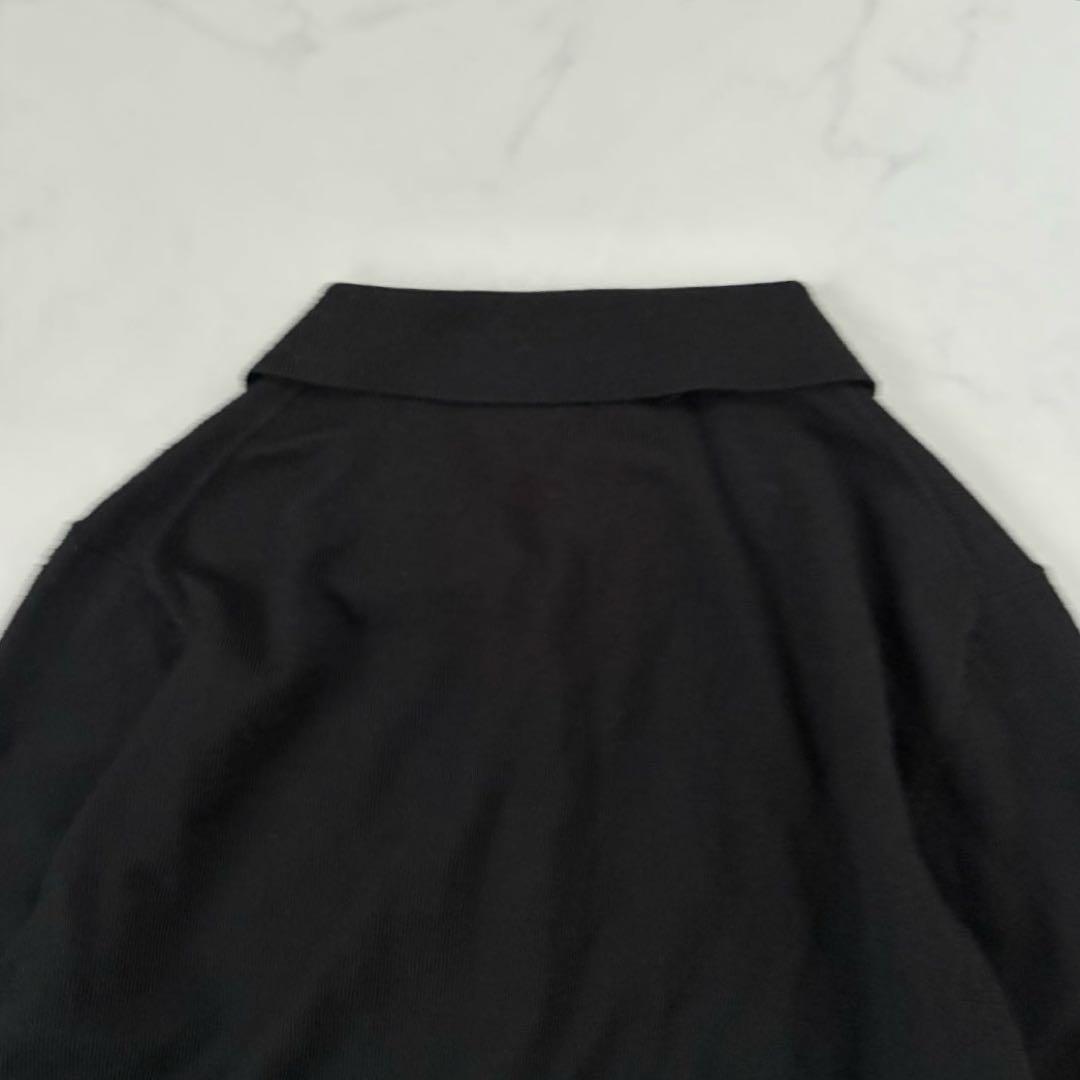 Sandro Paris サンドロ ビジュー襟 ニットカーディガン ブラック