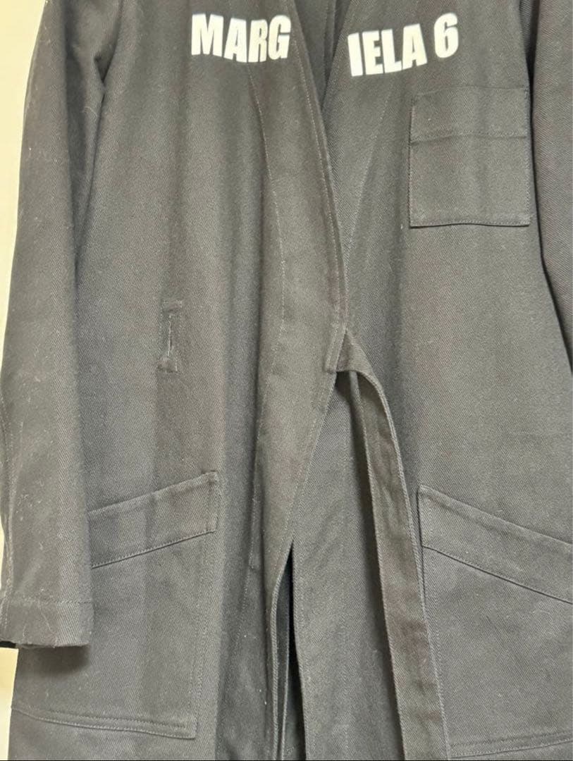ら*ん様 MARGIELA 6 黒 ロングコート
