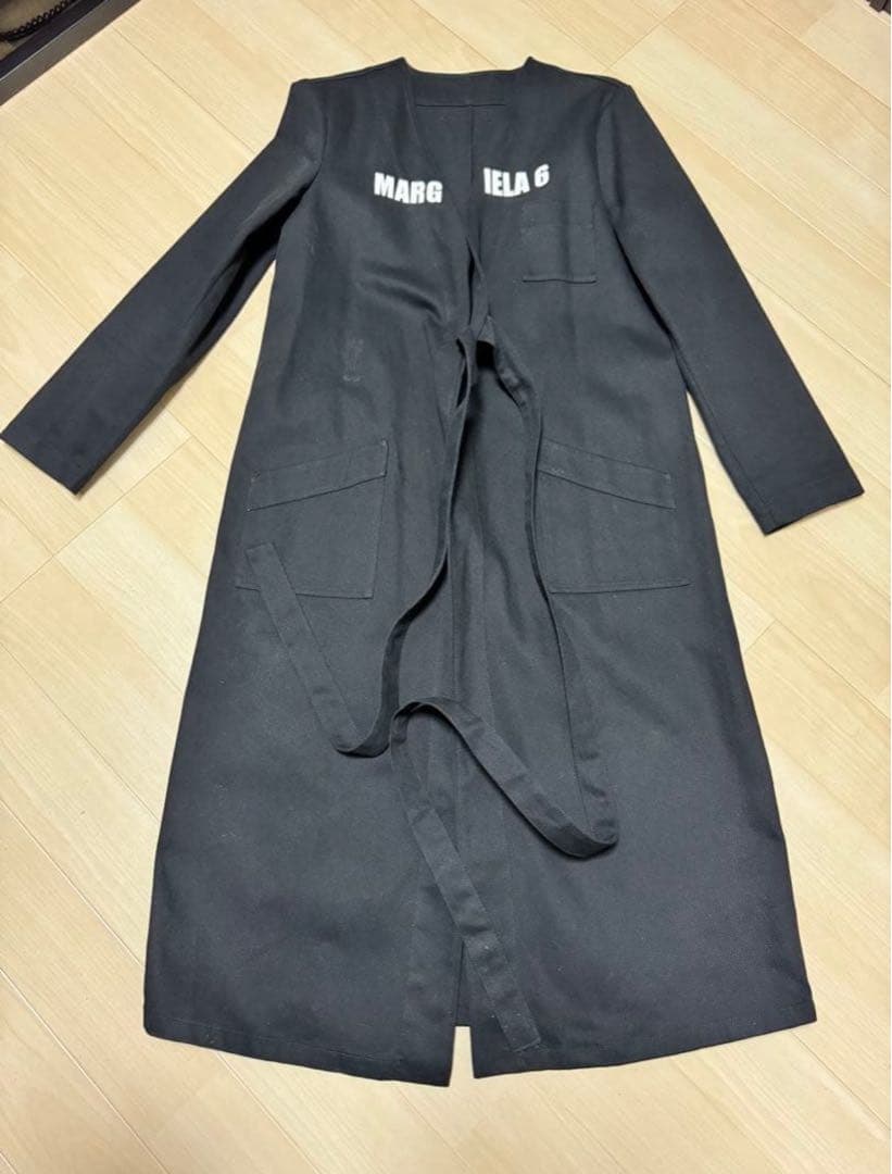 ら*ん様 MARGIELA 6 黒 ロングコート