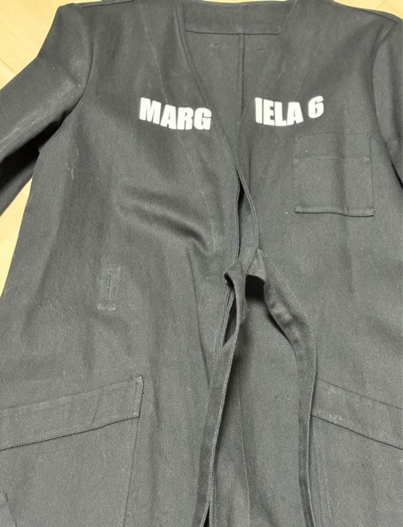 ら*ん様 MARGIELA 6 黒 ロングコート
