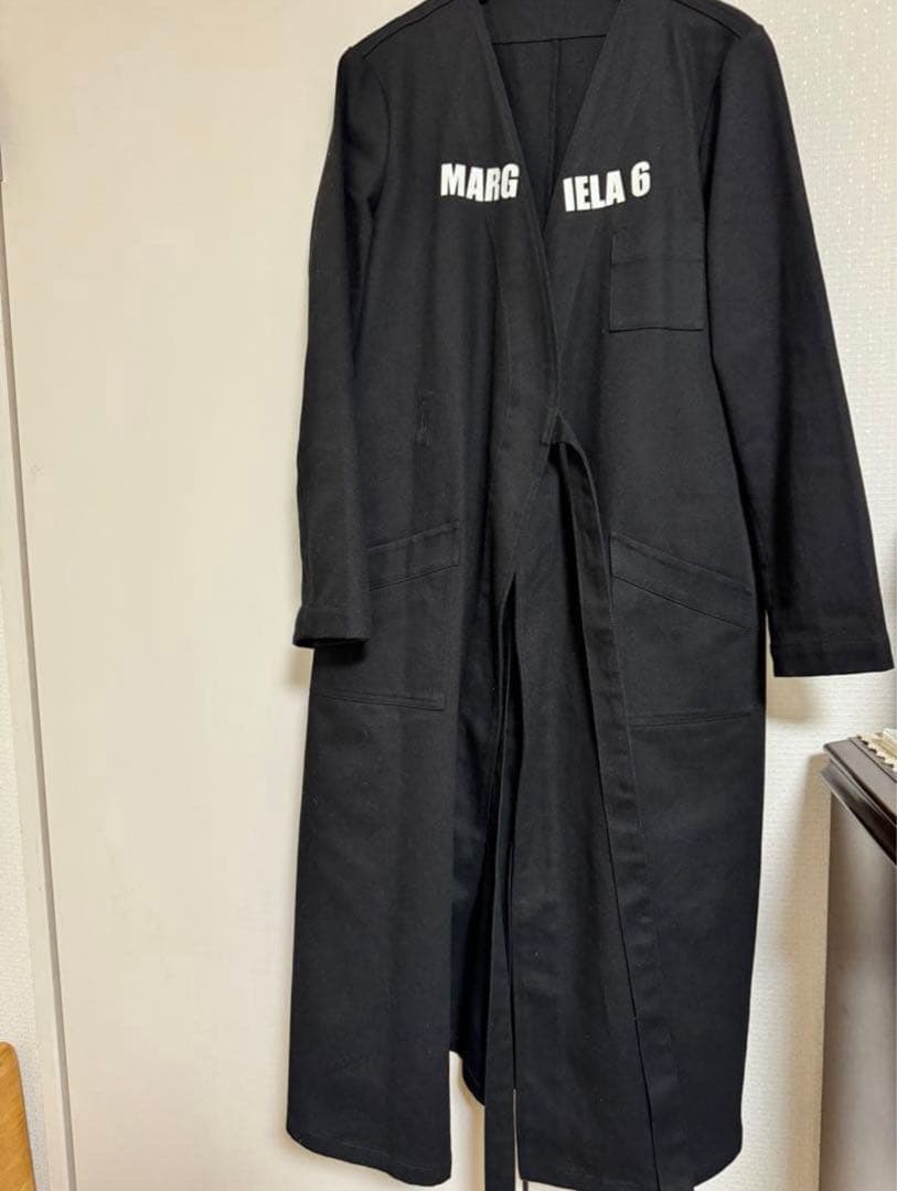 ら*ん様 MARGIELA 6 黒 ロングコート