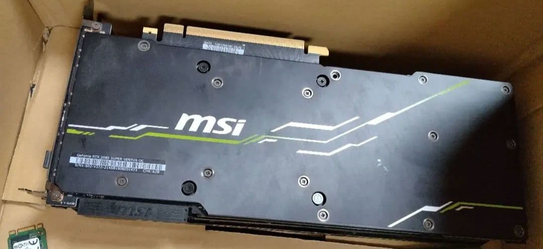グラフィックボード・グラボ・ビデオカード MSI GeForce RTX 2080 SUPER VENTUS OC