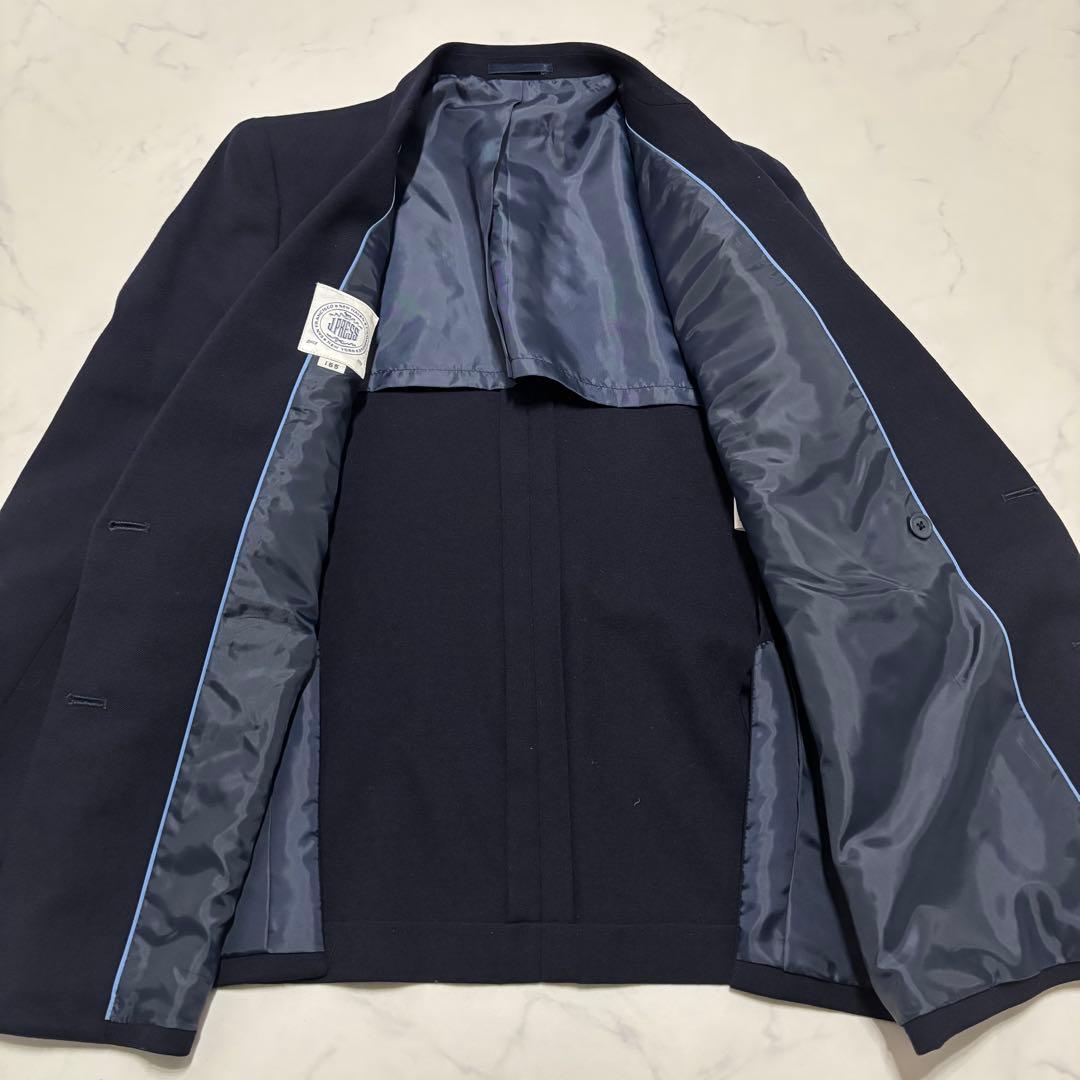 極美品　ジェイプレス J.PRESSダブルブレザー　紺ブレ　金ボタン　ネイビー