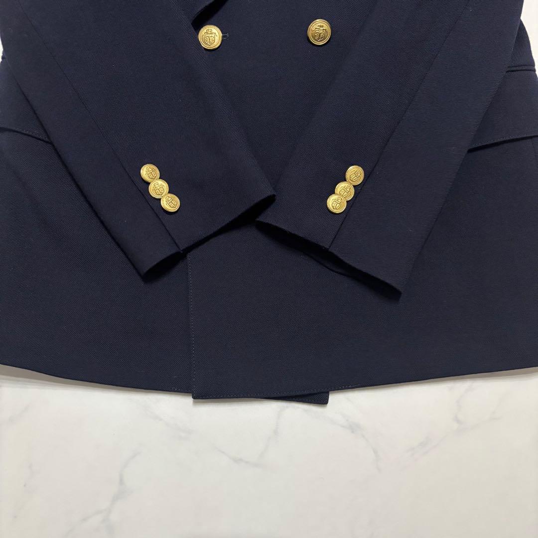 極美品　ジェイプレス J.PRESSダブルブレザー　紺ブレ　金ボタン　ネイビー