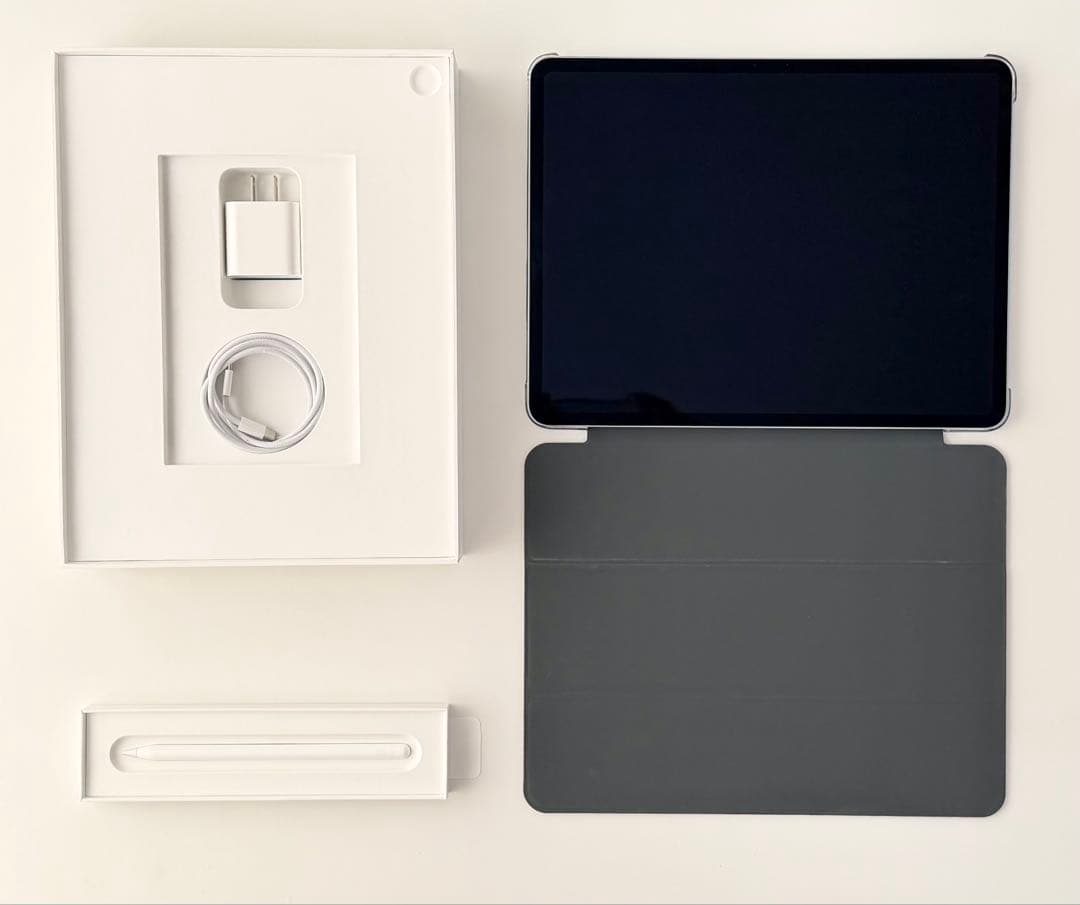 iPad Air13インチ 本体+Apple Pencil+充電器+カバー付き