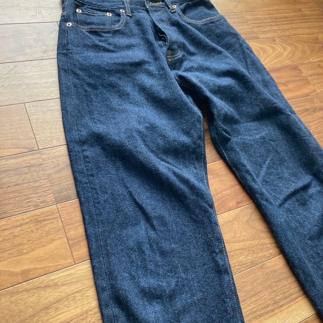 ヤエカ　ワイドテーパードパンツ　デニム　29 赤耳