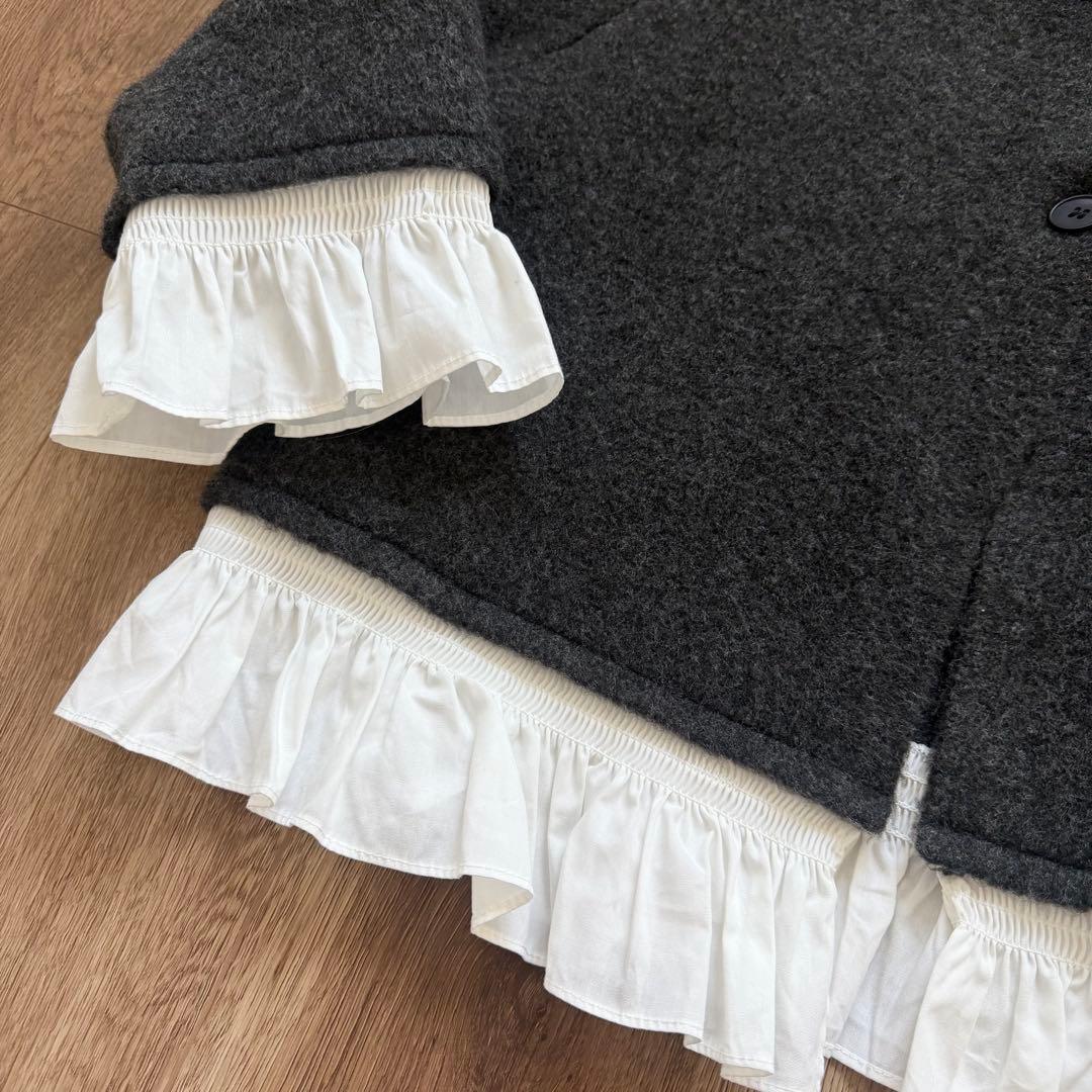 ZARA 新品未使用　ポプリンコンビニットジャケット　トップス　カーディガン