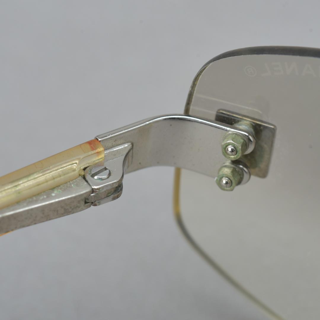 美品 CHANEL シャネル サングラス 4067 c124/61 ココマーク