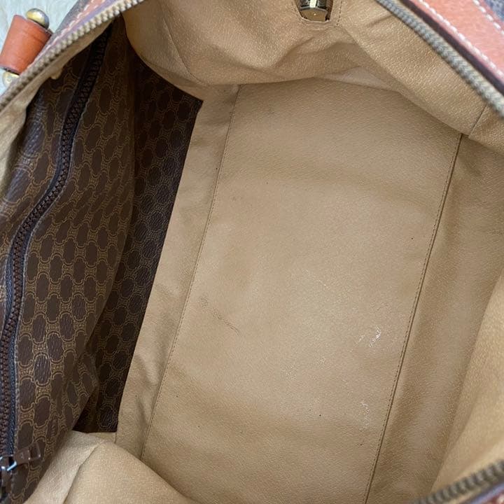 CELINE セリーヌ マカダム　ボストン　ハンド　バッグ