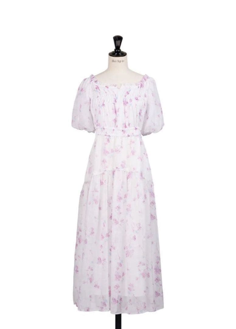 【herlipto】Belle Jardin Chiffon Dress
