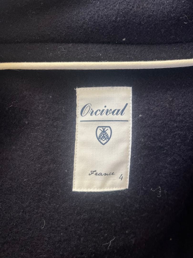 美品　Orcival ネイビー ダッフルコート 4size