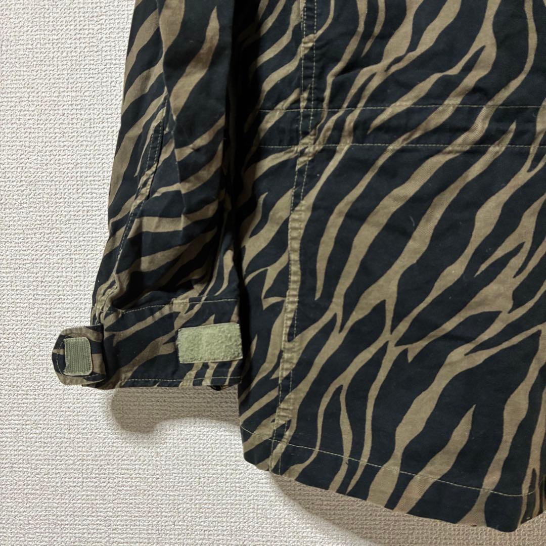 HYSTERIC GLAMOUR トラ柄ミリタリージャケット　ユニセックス