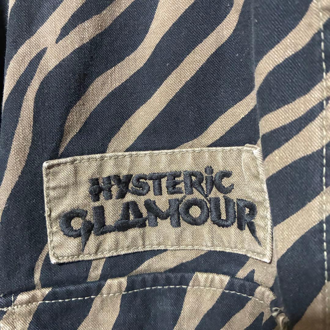 HYSTERIC GLAMOUR トラ柄ミリタリージャケット　ユニセックス