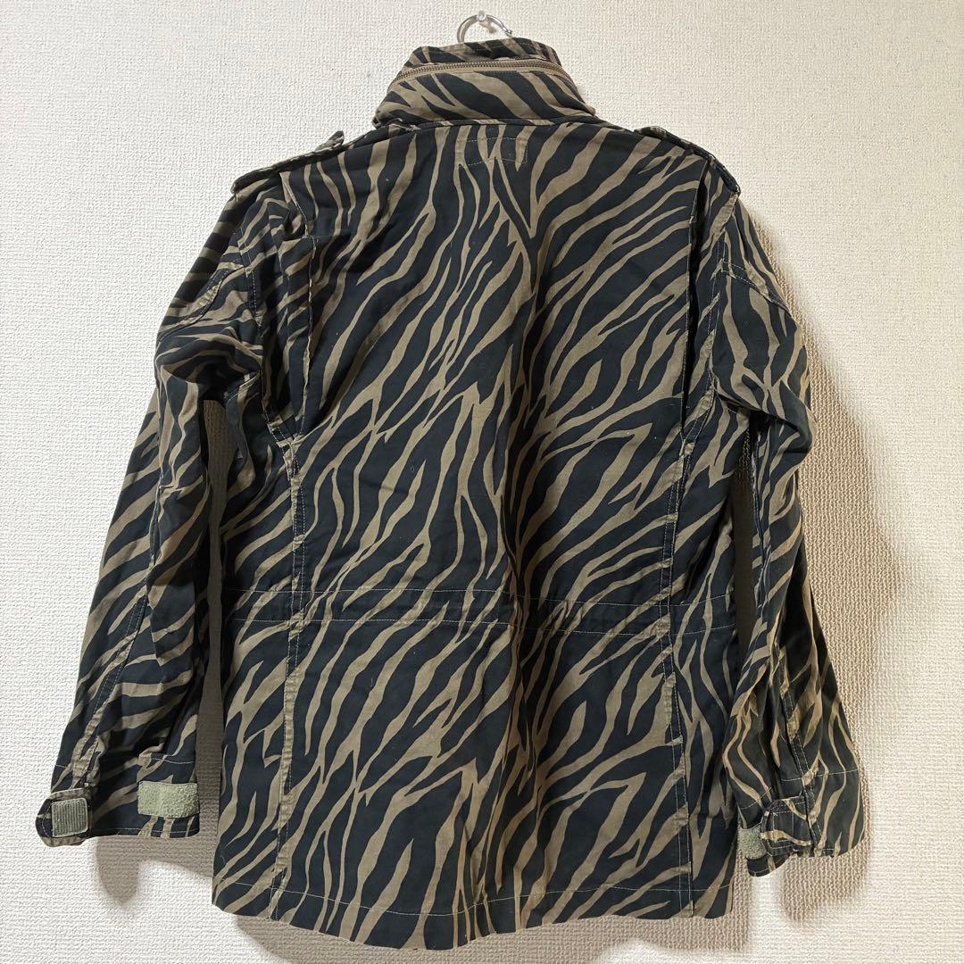 HYSTERIC GLAMOUR トラ柄ミリタリージャケット　ユニセックス