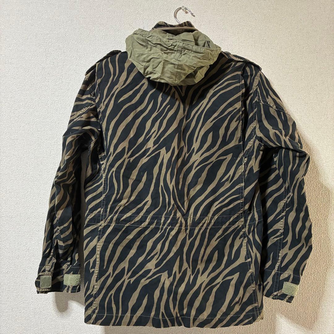HYSTERIC GLAMOUR トラ柄ミリタリージャケット　ユニセックス