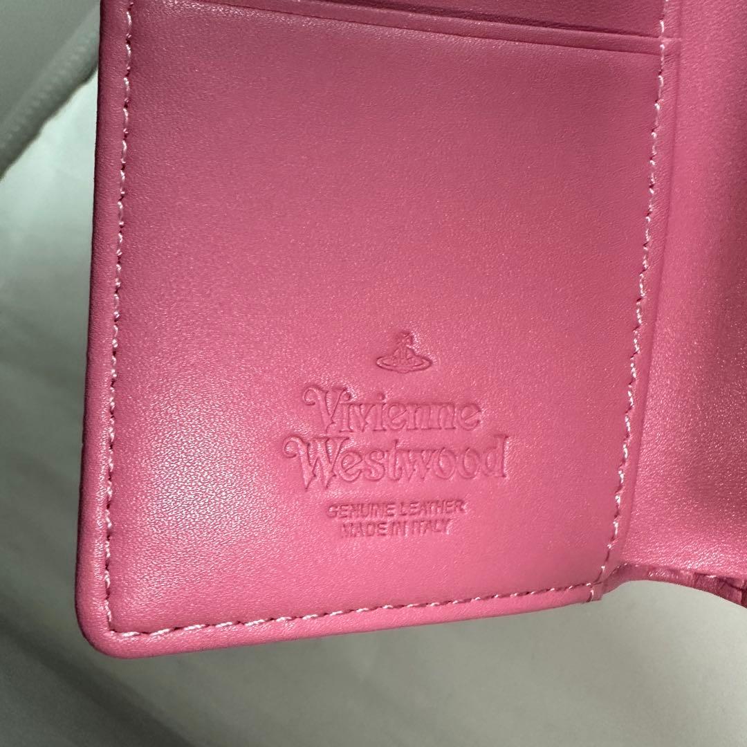 【未使用】Vivienne Westwood 三つ折り財布 ピンク