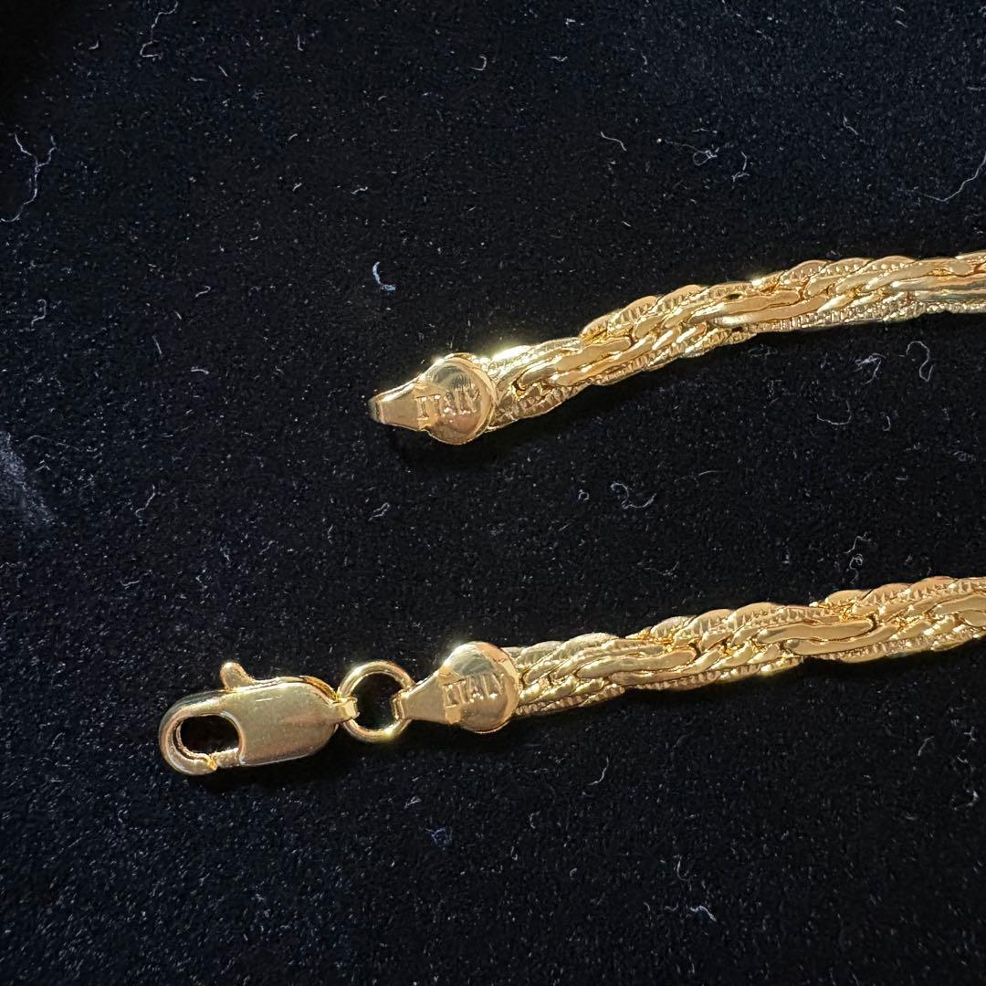 ITALY 750 刻印 ネックレス 18k 18金