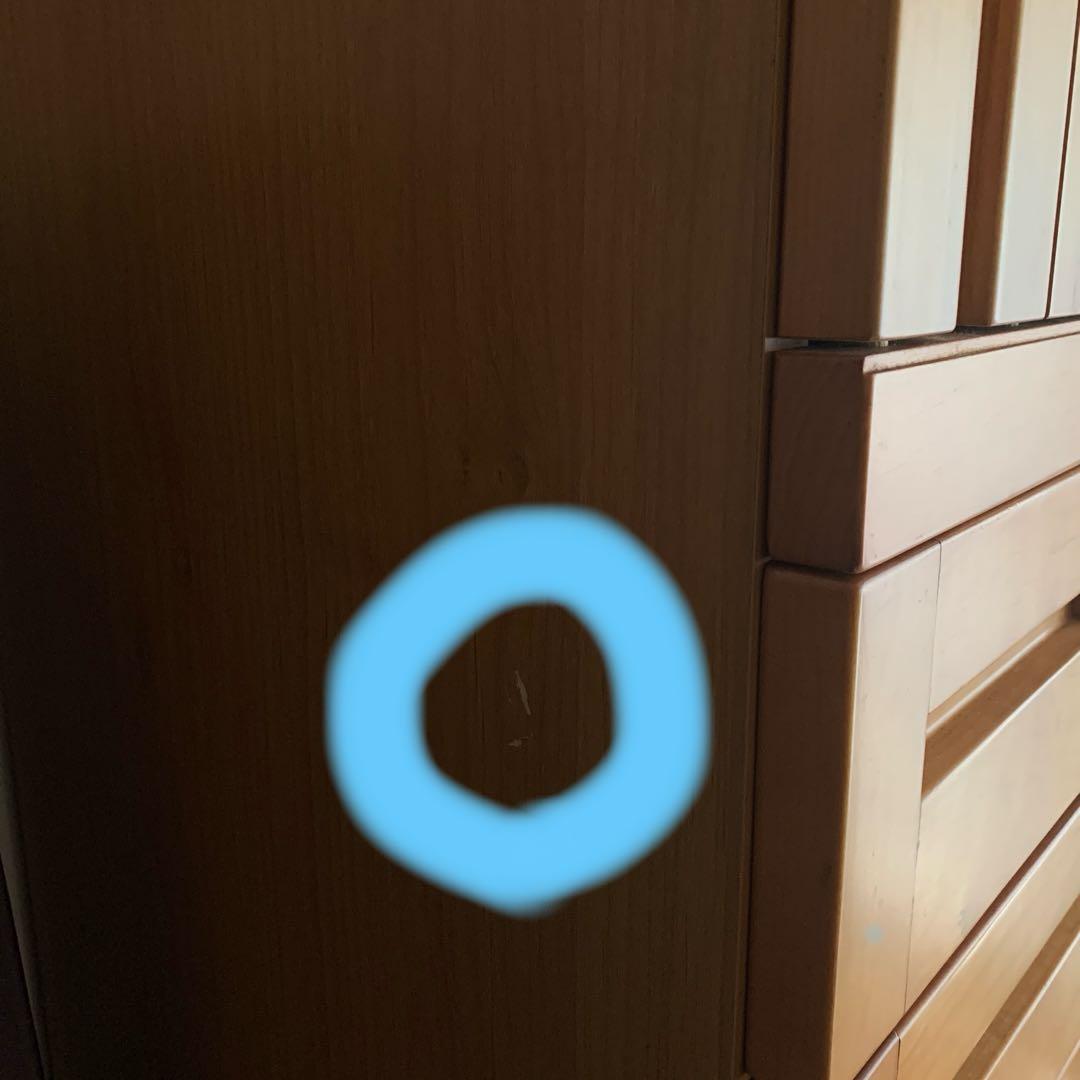 木製収納 引き出し付き ナチュラルウッド