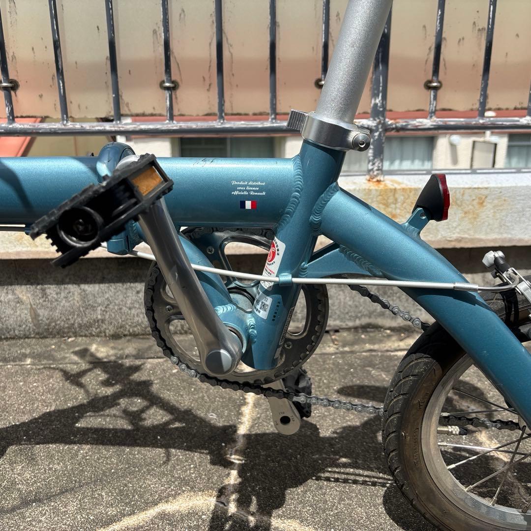 ルノー　 折り畳み自転車　超軽量　ロック・ライトのオマケ付