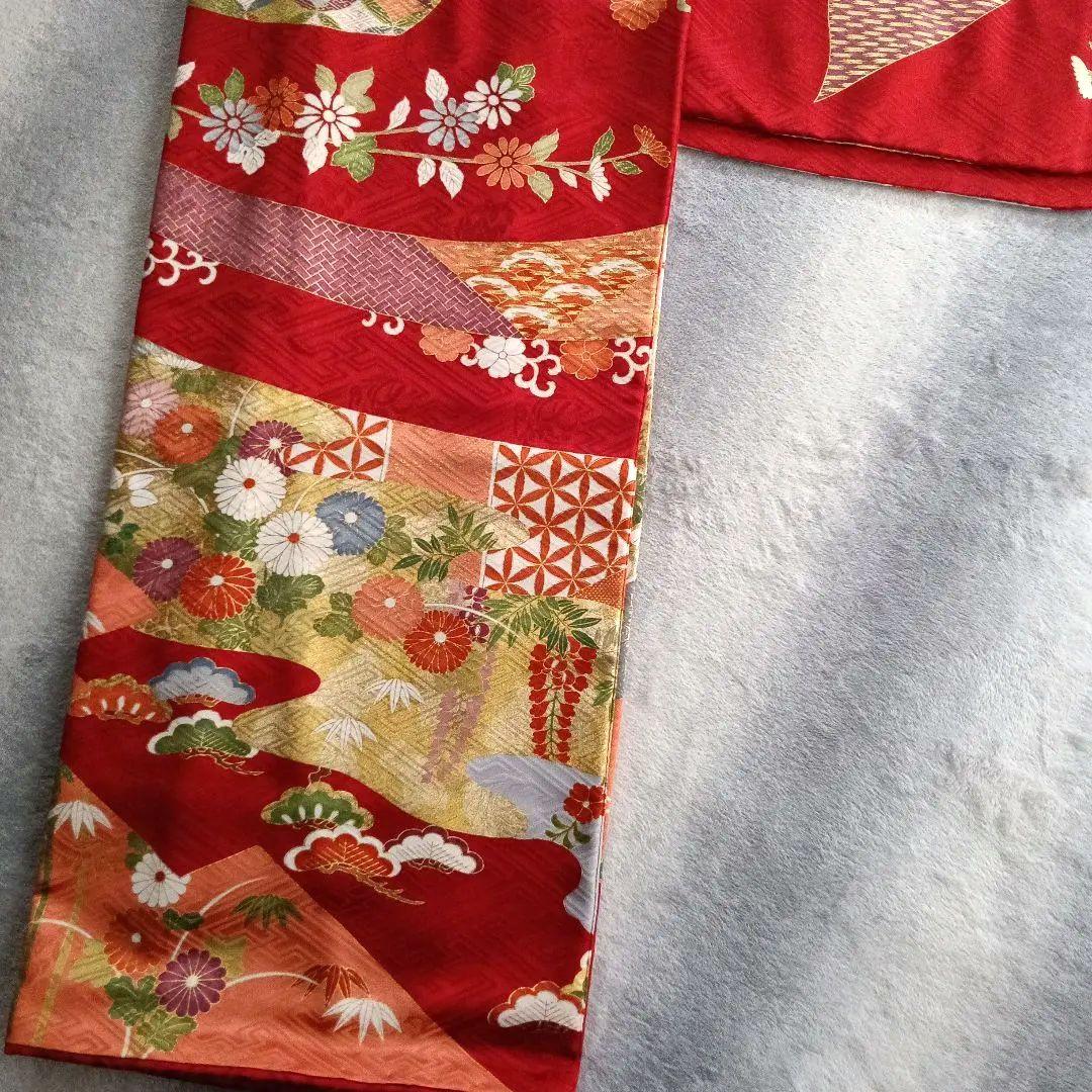 振り袖 正絹 高島屋 金糸