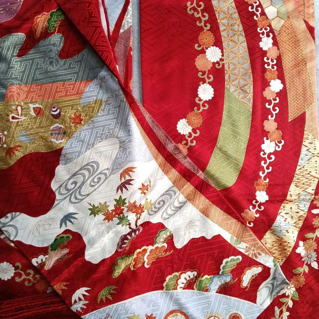振り袖 正絹 高島屋 金糸