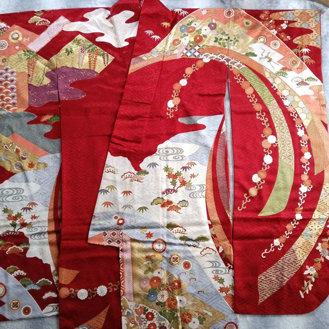 振り袖 正絹 高島屋 金糸