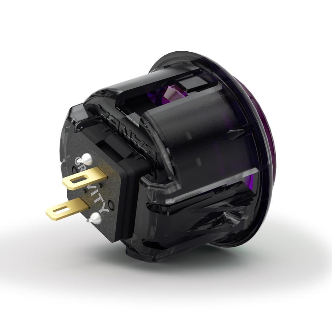 QANBA Gravity KS 24mm クリアヴァイオレットブラック 12個