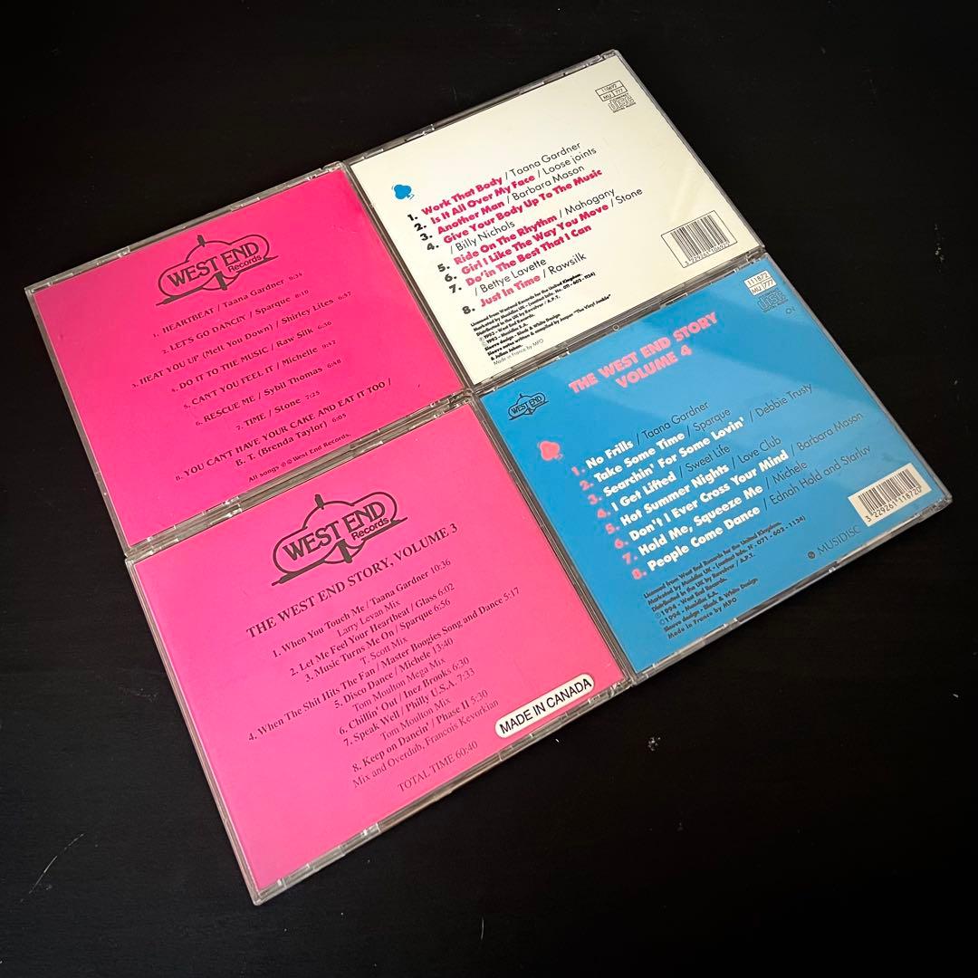West End Recordsのコンピ4枚組セット
