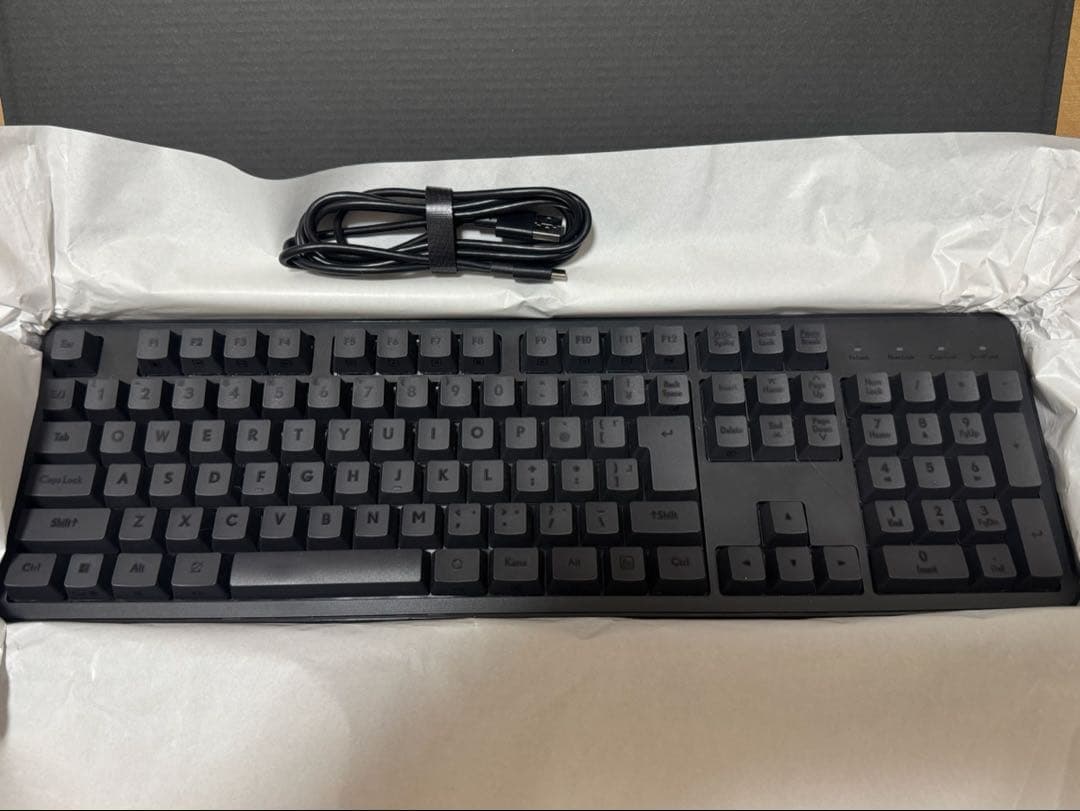 ELECOM Leggero 静音赤軸 キーボード TK-MC50UKPBK