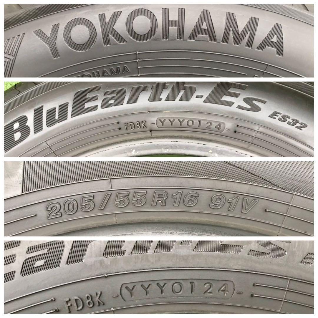 205/55 R16 YOKOHAMA BluEarth ES32、　2024年