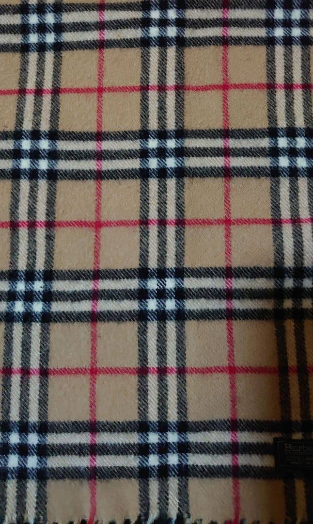 C*y様 【極美品】Burberry ノバチェック柄マフラーラムウール100％