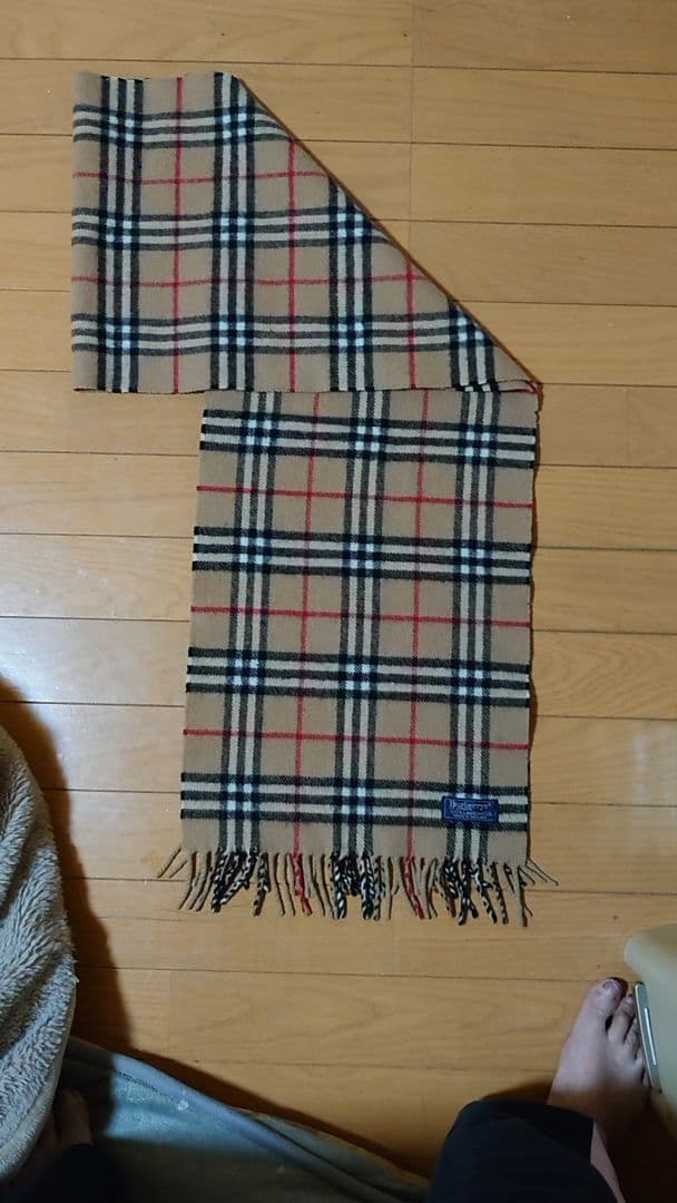 C*y様 【極美品】Burberry ノバチェック柄マフラーラムウール100％