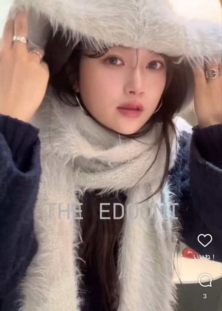 小物 THE EDOONI hoodie muffler GLAY