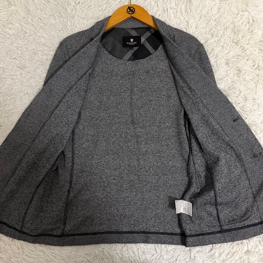 極美品✨ブラックレーベルクレストブリッジ ジャケット ニット CBチェック M