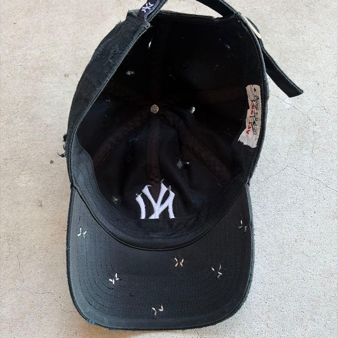 APT.1007 Baseball Cap キャップ　ヤンキース　ブラック