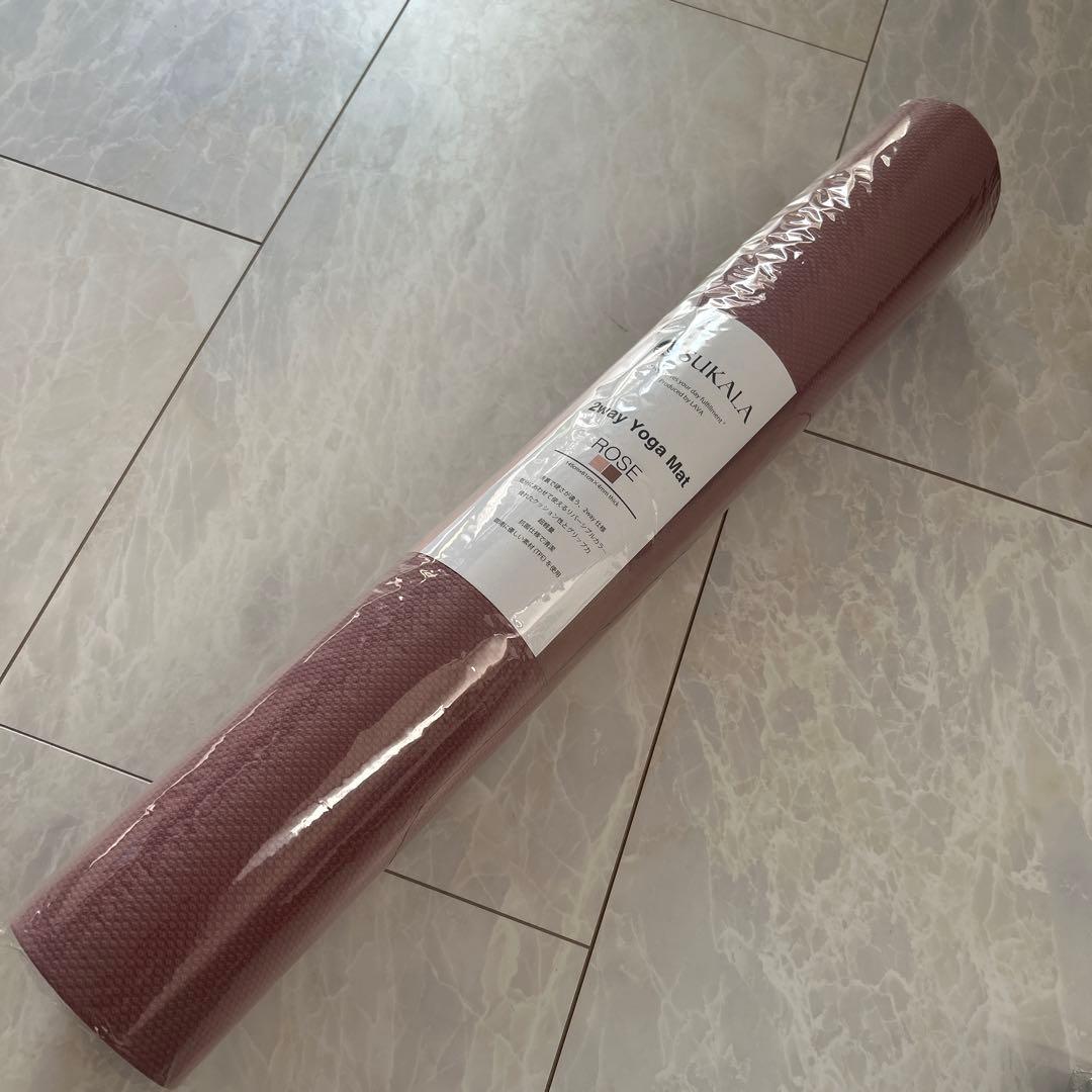 【新品未使用】SUKALA 2way Yoga Mat ローズ