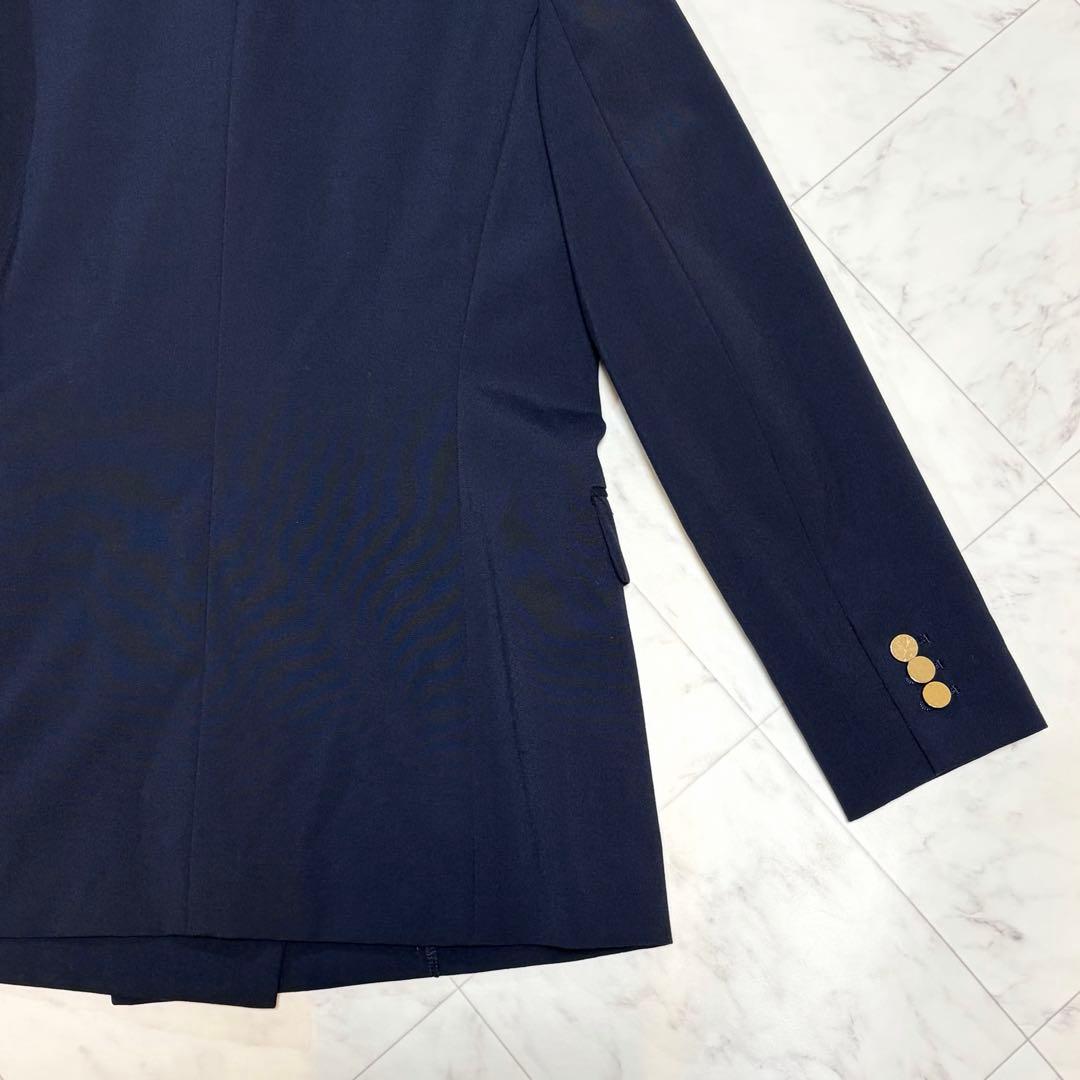 美品 allureville 紺ブレ 金ボタン ダブルジャケット サイズ2