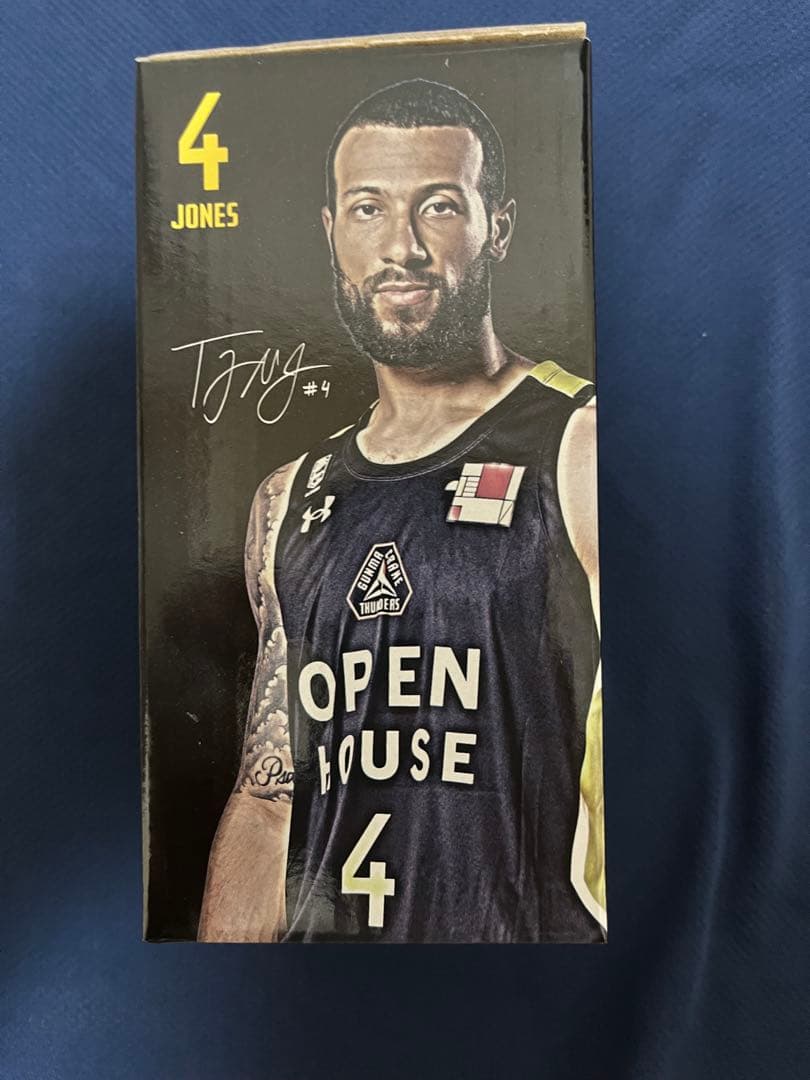 Bリーグ 群馬クレインサンダーズ トレイジョーンズ ボブルヘッド 人形