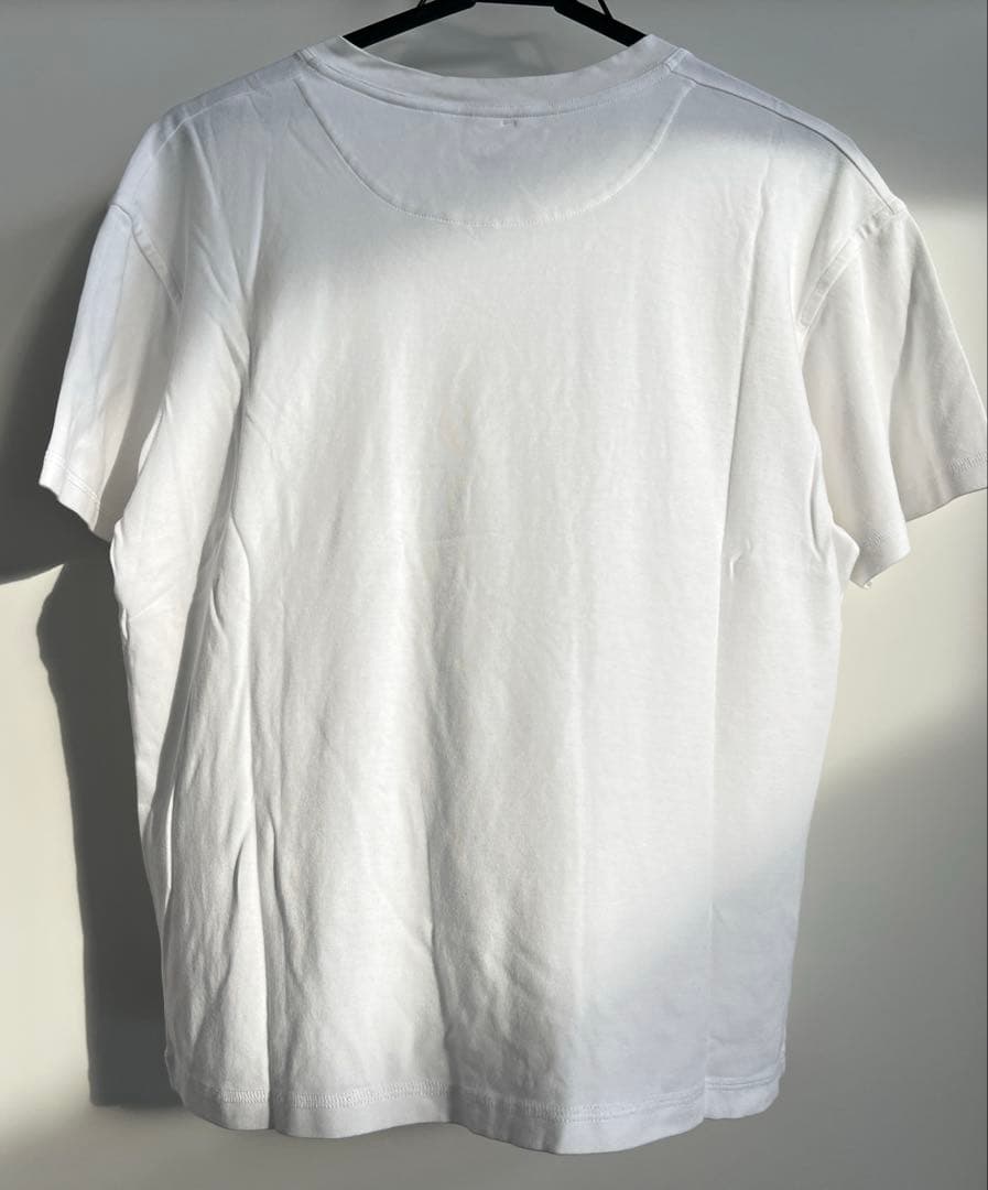 HERMES ホワイト Vネック Tシャツ 正規品 サイズ３６ 格安