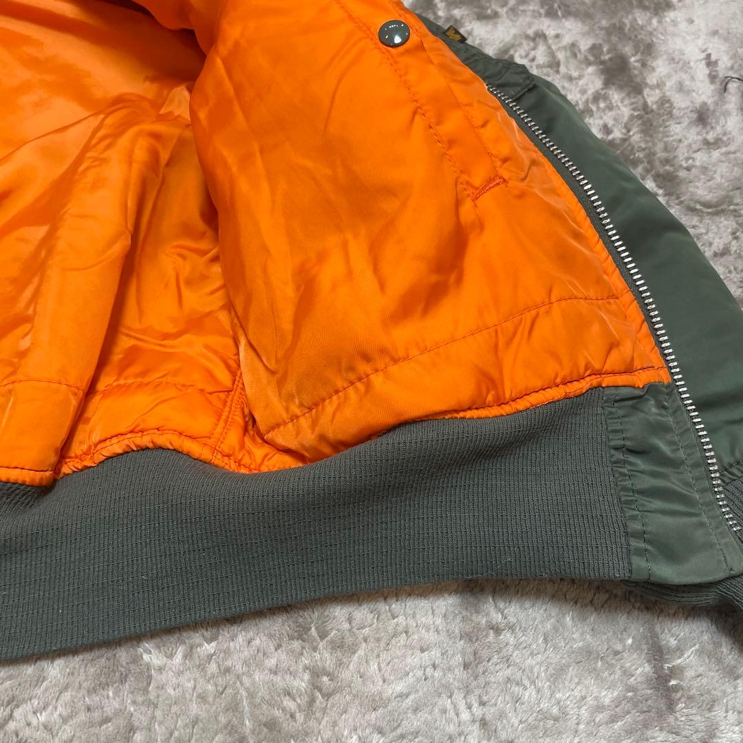 な*ー様 90's USA製 Alpha Industries MA-1 ロゴ