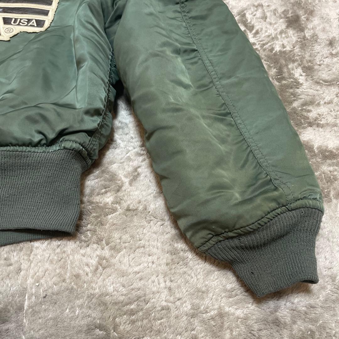 な*ー様 90's USA製 Alpha Industries MA-1 ロゴ