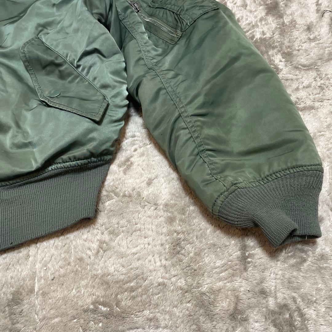 な*ー様 90's USA製 Alpha Industries MA-1 ロゴ