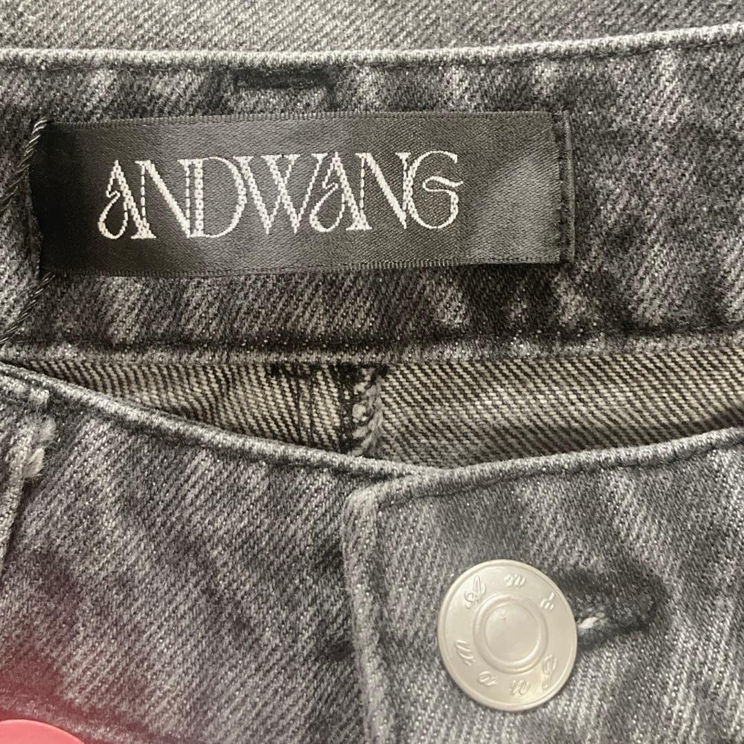 【新品 未使用】ANDWANG Kirakira bijou denim M
