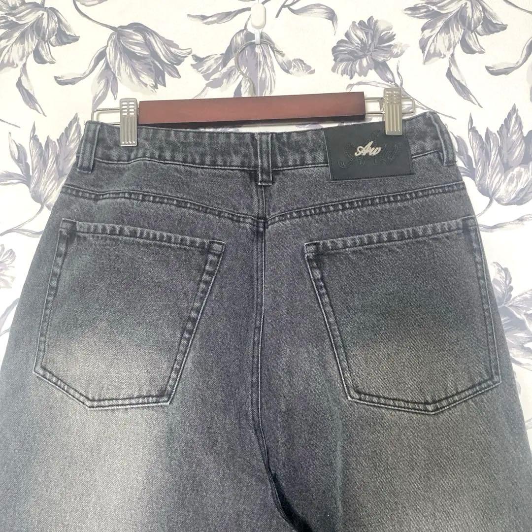 【新品 未使用】ANDWANG Kirakira bijou denim M