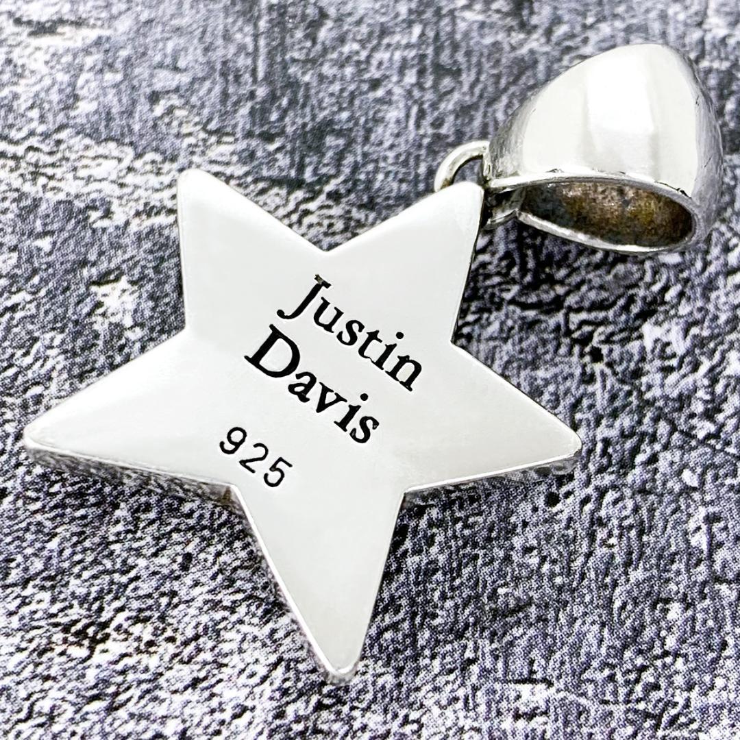 定価5万★Justin Davis スターネックレス ペンダント（クリア）