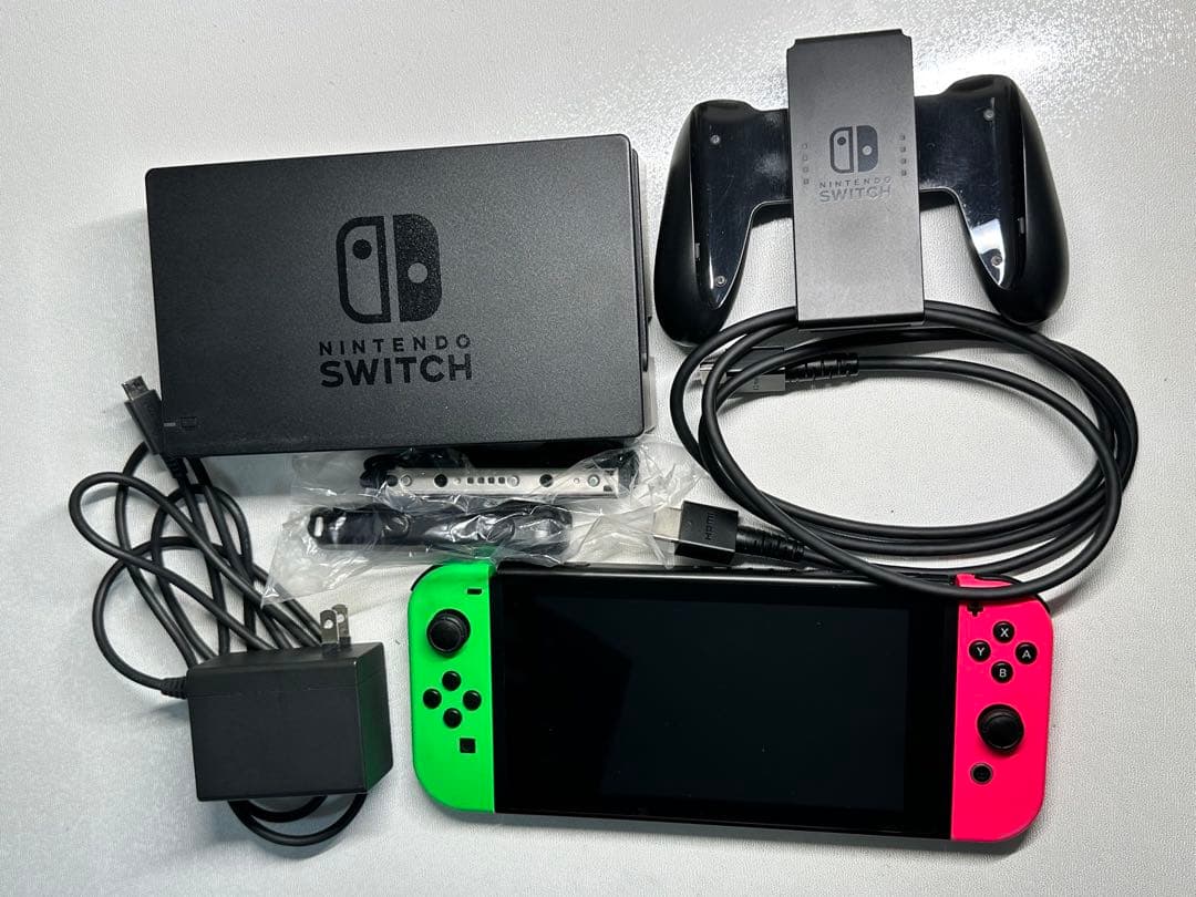 Nintendo Switch 緑/赤 本体 付属品あり