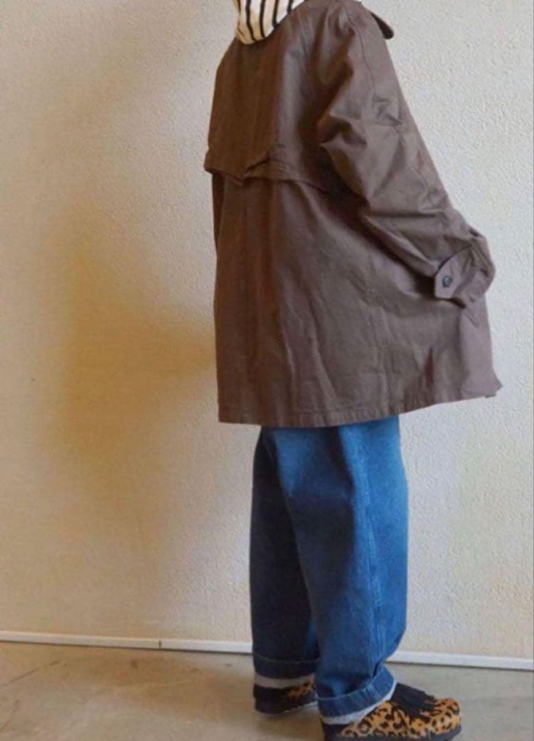 HTS ⭐︎HEAVY COTTON BALMACAAN SHORT COAT美品