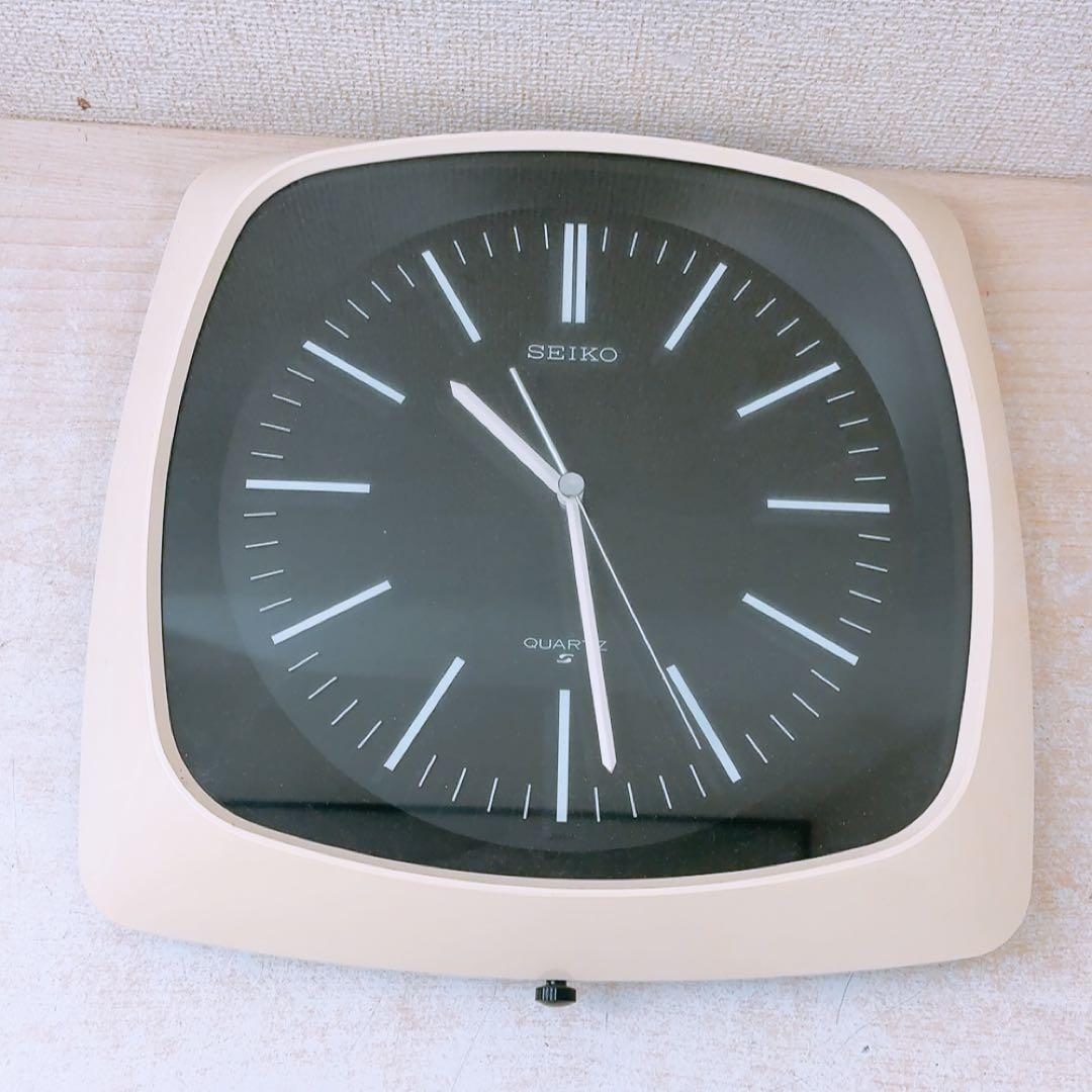 T*y様 SEIKO クォーツ 掛け時計 QA407W レトロデザイン アナログ